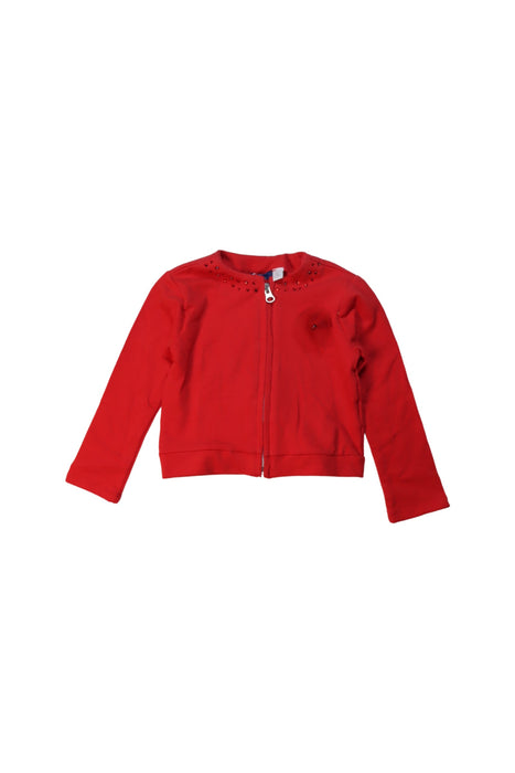 A Red Cardigans from Chicco in size 3T for girl. (Front View)