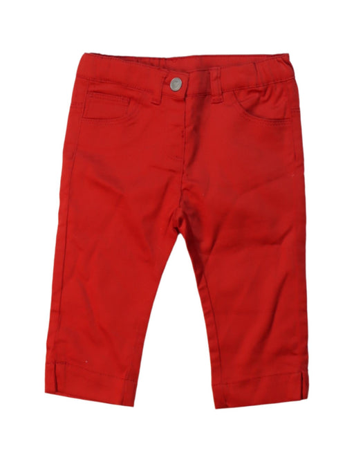 A Red Jeans from Chicco in size 2T for boy. (Front View)