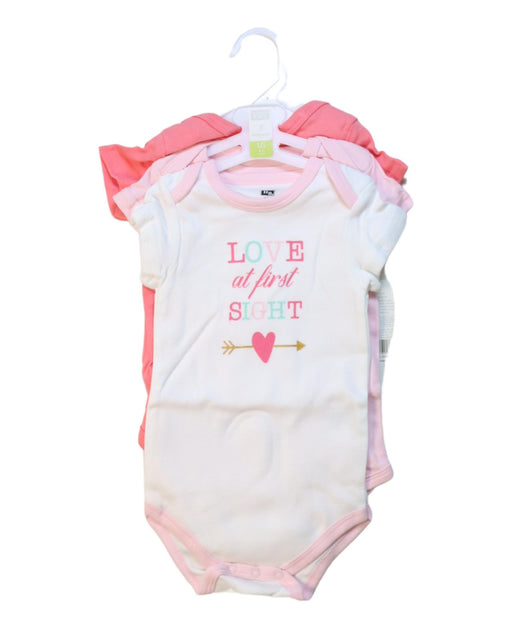 A Multicolour Short Sleeve Bodysuits from Hudson Baby in size 6-12M for girl. (Front View)