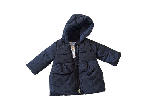 A Navy Puffer/Quilted Coats & Outerwear from Jacadi in size 12-18M for girl. (Front View)