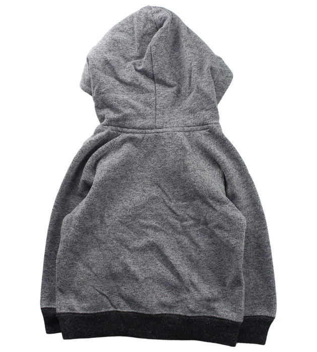 A Black Hooded Sweatshirts from IKKS in size 3T for boy. (Back View)