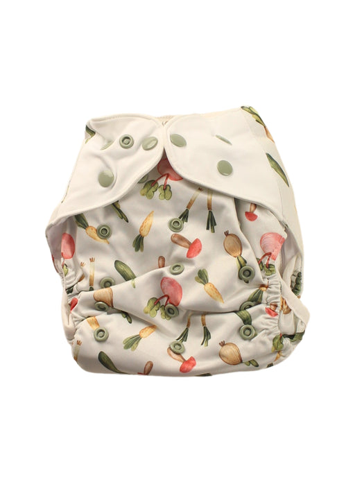 A White Cloth Diapers from Just Peachy in size O/S for girl. (Front View)