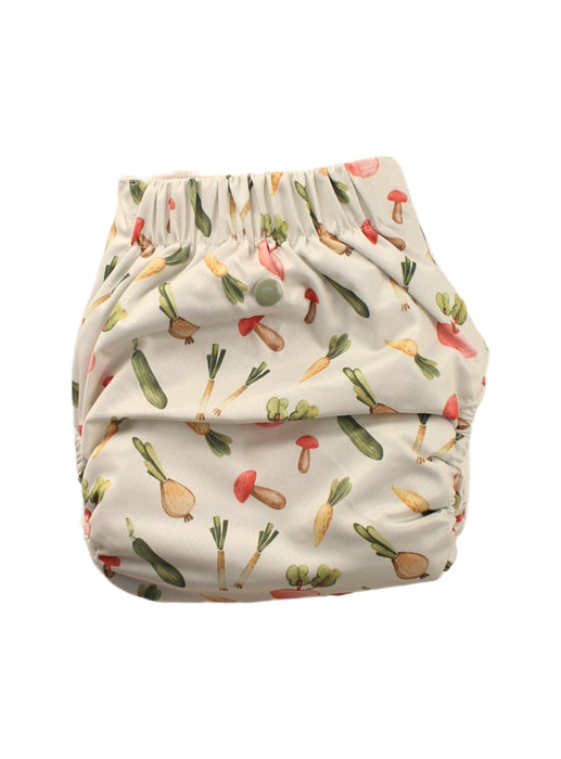 A White Cloth Diapers from Just Peachy in size O/S for girl. (Back View)