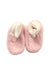 A White Booties from Petit Bateau in size 0-3M for girl. (Back View)