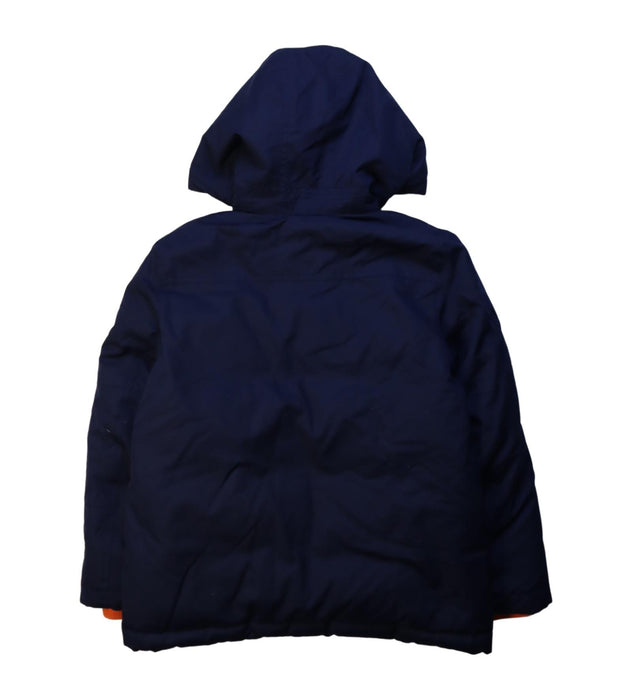 A Navy Puffer/Quilted Jackets from Polo Ralph Lauren in size 6T for boy. (Back View)