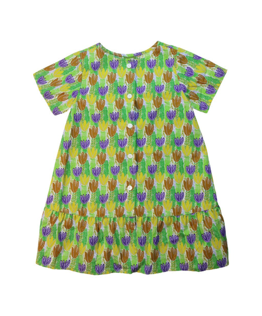 A Multicolour Short Sleeve Dresses from Jim Thompson in size 5T for girl. (Front View)