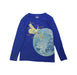 A Blue Long Sleeve T Shirts from Crewcuts in size 6T for boy. (Front View)