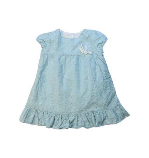 A Teal Dress Sets from Nanos in size 3T for girl. (Front View)