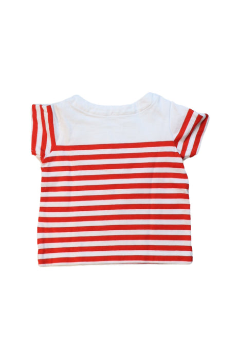 A Red Short Sleeve T Shirts from Jacadi in size 3-6M for boy. (Back View)