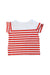 A Red Short Sleeve T Shirts from Jacadi in size 3-6M for boy. (Back View)