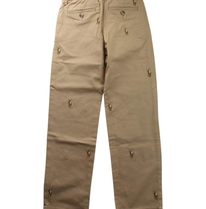 A Beige Casual Pants from Polo Ralph Lauren in size 7Y for boy. (Back View)