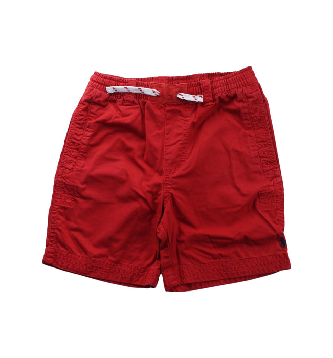 A Red Shorts from Polo Ralph Lauren in size 7Y for boy. (Front View)