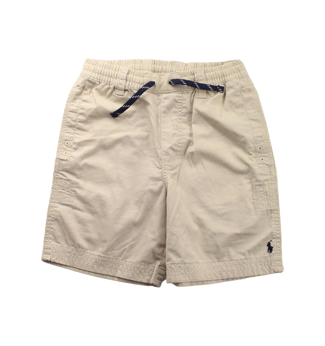 A Beige Shorts from Polo Ralph Lauren in size 7Y for boy. (Front View)