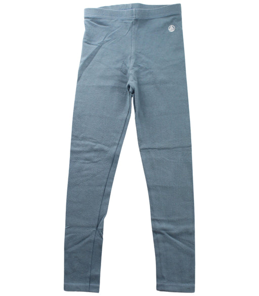 A Blue Leggings from Petit Bateau in size 4T for girl. (Front View)