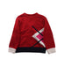 A Red Cardigans from Jacadi in size 4T for boy. (Back View)