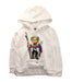 A White Hooded Sweatshirts from Polo Ralph Lauren in size 4T for boy. (Front View)