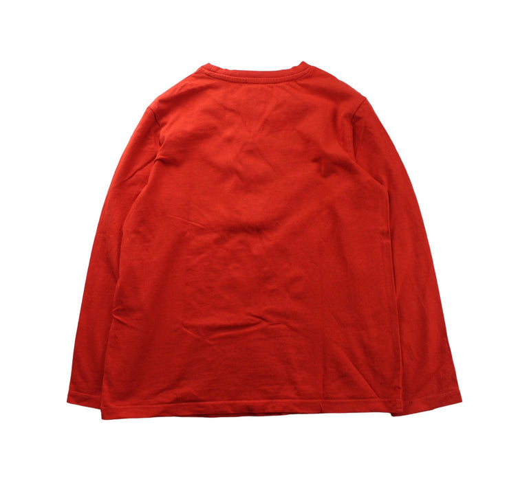 A Red Long Sleeve T Shirts from Jacadi in size 10Y for girl. (Back View)