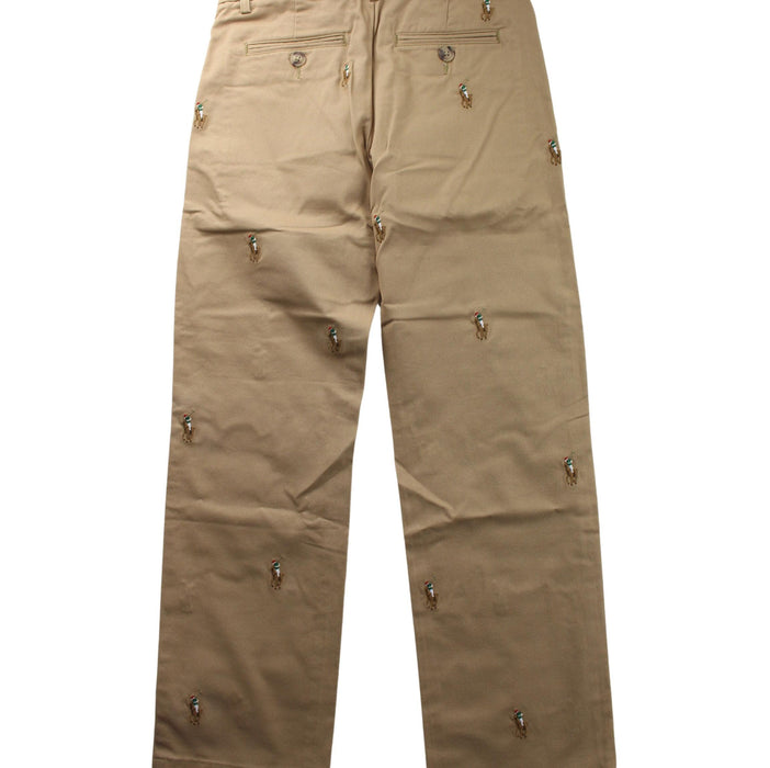 A Beige Casual Pants from Polo Ralph Lauren in size 8Y for boy. (Back View)