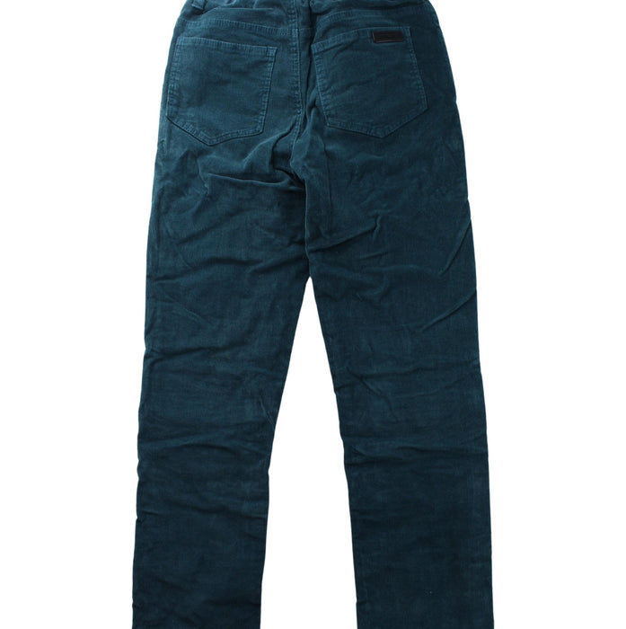 A Teal Casual Pants from Jacadi in size 10Y for boy. (Back View)