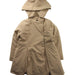 A Beige Coats from Jacadi in size 4T for girl. (Front View)