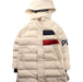 A White Puffer/Quilted Jackets from Petit Bateau in size 4T for boy. (Front View)