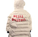A White Puffer/Quilted Jackets from Petit Bateau in size 4T for boy. (Back View)