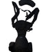 A Black Baby Carriers from Pognae in size 3-6M for neutral. (Front View)