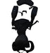 A Black Baby Carriers from Pognae in size 3-6M for neutral. (Back View)