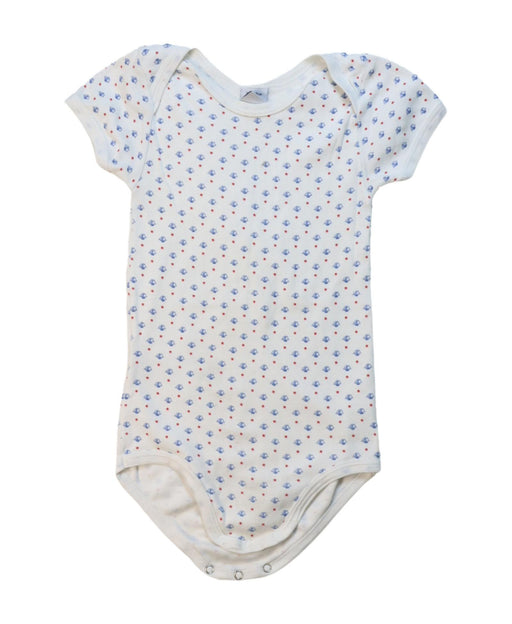 A Multicolour Short Sleeve Bodysuits from Petit Bateau in size 18-24M for neutral. (Front View)