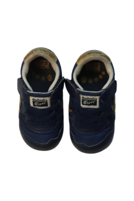 A Navy Sneakers from Onitsuka Tiger in size 18-24M for boy. (Back View)