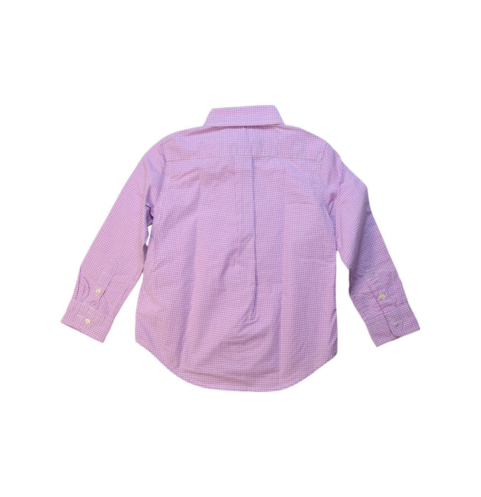 A Pink Long Sleeve Shirts from Ralph Lauren in size 3T for boy. (Back View)