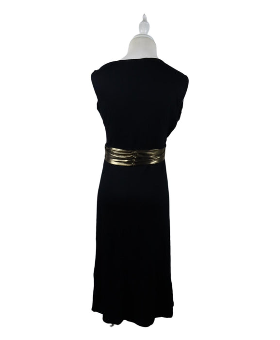 A Black Sleeveless Dresses from Maternal America in size S for maternity. (Back View)