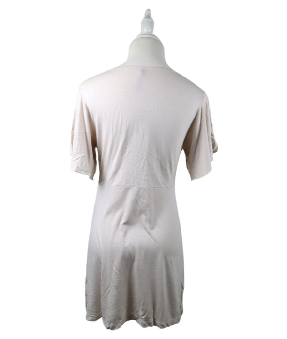 A White Short Sleeve Dresses from Seraphine in size S for maternity. (Back View)