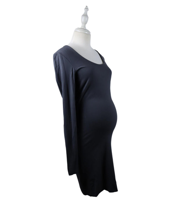 A Navy Long Sleeve Dresses from Isabella Oliver in size S for maternity. (Front View)