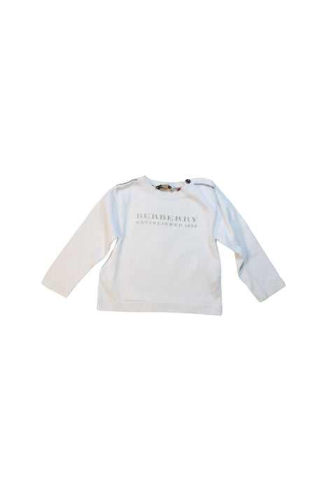 A White Crewneck Sweatshirts from Burberry in size O/S for boy. (Front View)