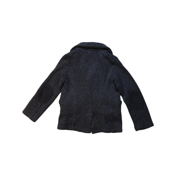 A Grey Lightweight Jackets from Armani in size 4T for neutral. (Back View)