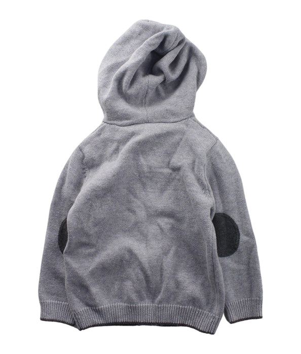 A Grey Knit Sweaters from Jacadi in size 3T for boy. (Back View)