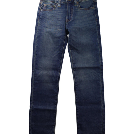 A Blue Jeans from Crewcuts in size 8Y for boy. (Front View)