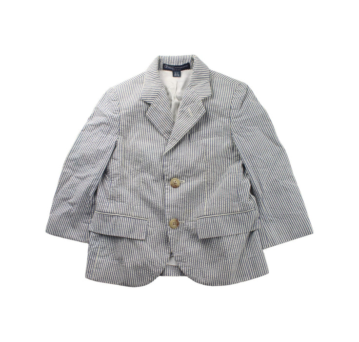 A Blue Blazers from Polo Ralph Lauren in size 3T for boy. (Front View)