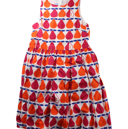 A Red Sleeveless Dresses from Jacadi in size 12Y for girl. (Front View)