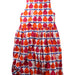 A Red Sleeveless Dresses from Jacadi in size 12Y for girl. (Back View)
