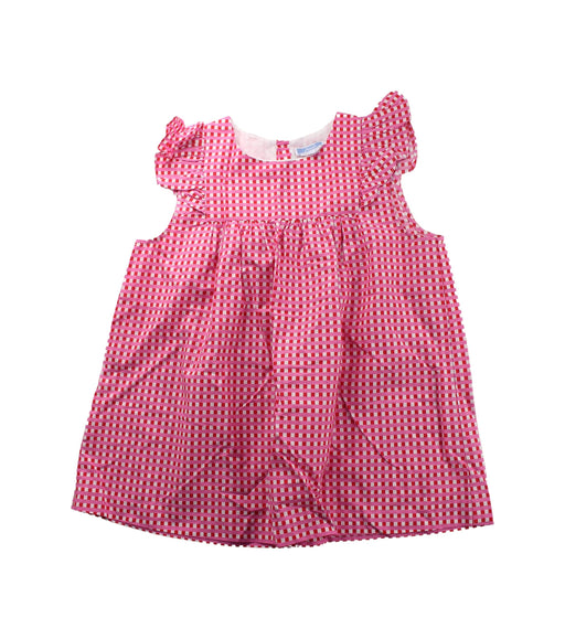 A Pink Sleeveless Dresses from Jacadi in size 12Y for girl. (Front View)