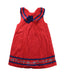 A Red Sleeveless Dresses from Sergent Major in size 4T for girl. (Front View)