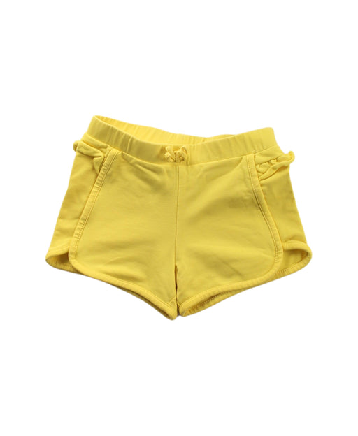 A Yellow Shorts from Mayoral in size 12-18M for girl. (Front View)