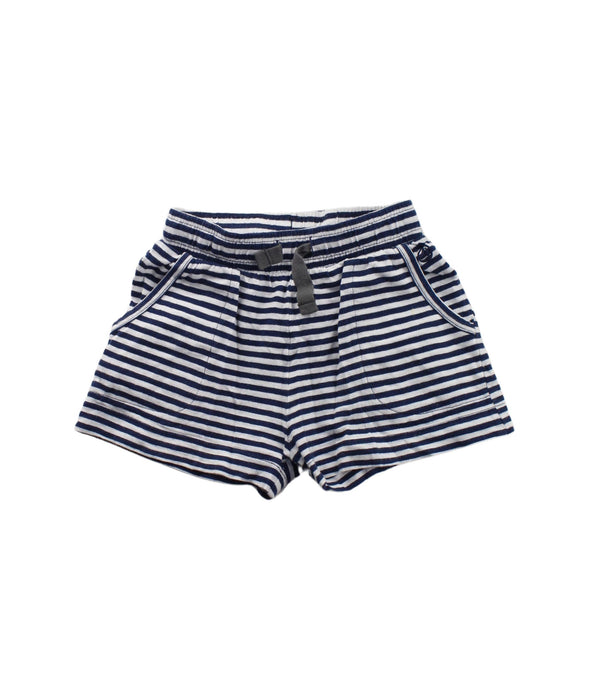 A Blue Shorts from Petit Bateau in size 3T for neutral. (Front View)