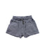 A Blue Shorts from Petit Bateau in size 3T for neutral. (Front View)