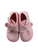 A Pink Booties from Petit Bateau in size 12-18M for girl. (Back View)