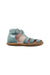 A Blue Sandals from Jacadi in size 12-18M for girl. (Front View)