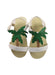 A White Sandals from Janie & Jack in size 18-24M for girl. (Back View)