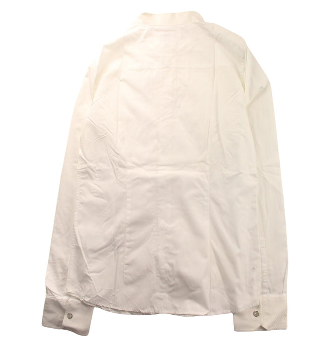 A White Long Sleeve Shirts from Armani in size 14Y for boy. (Back View)